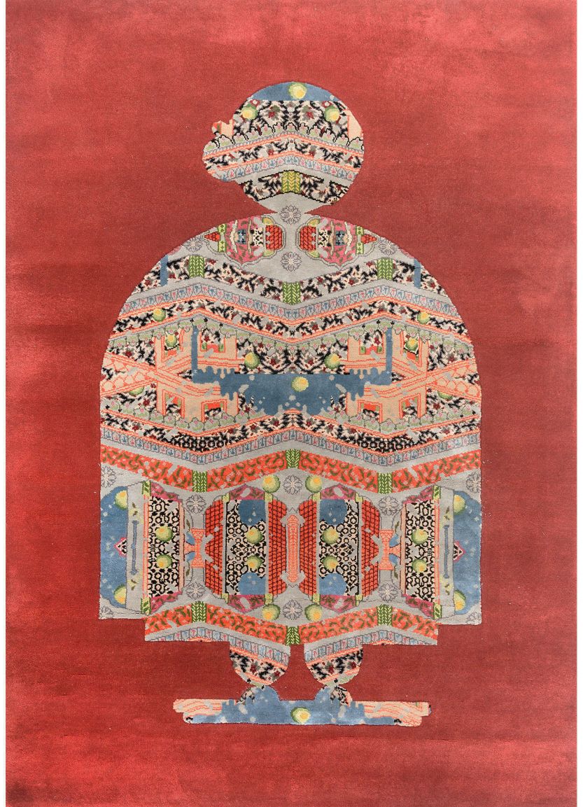 handgeknüpfter Orienteppich Eterno-Princess Pea aus Indien Maß 180x120 cm